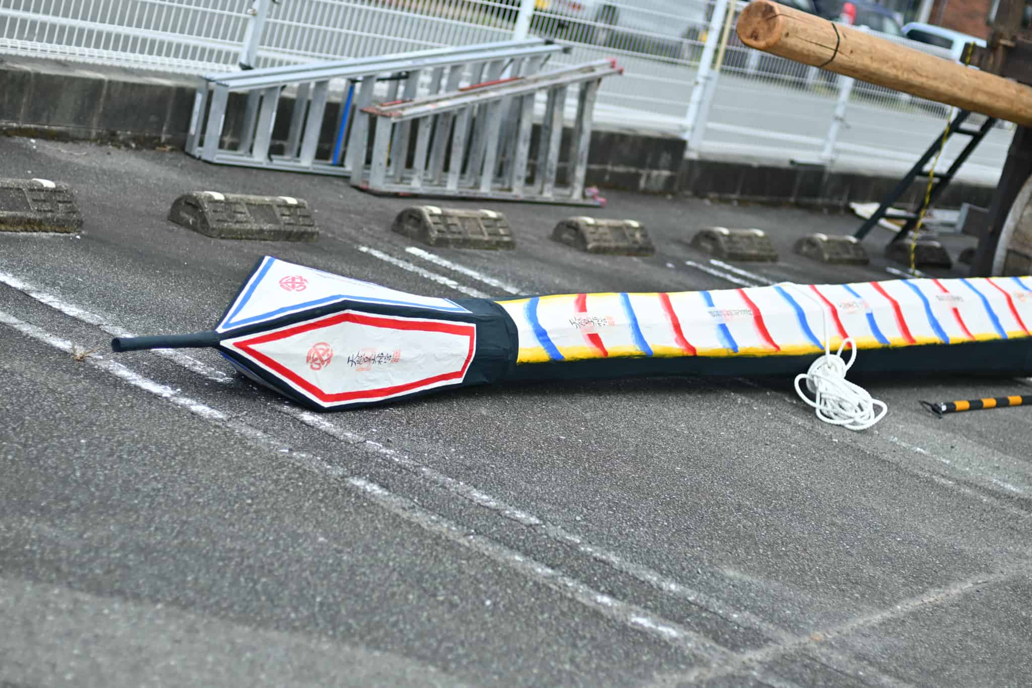 三池新町彌剱神社の大蛇 後部