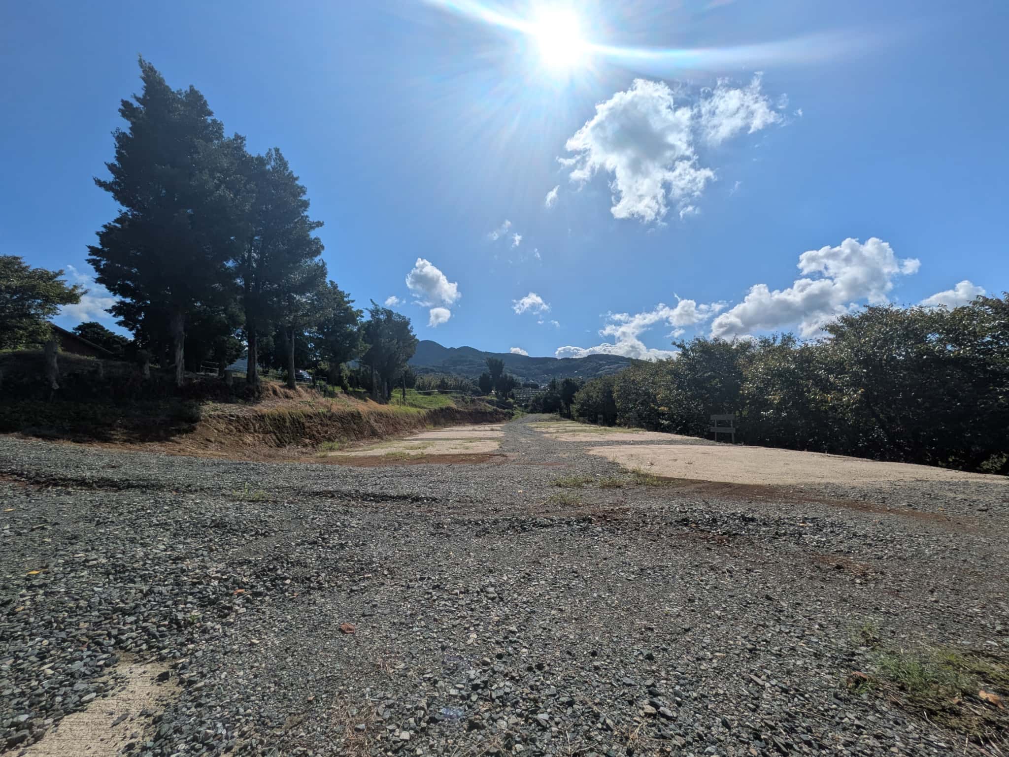 山荘エリアの風景