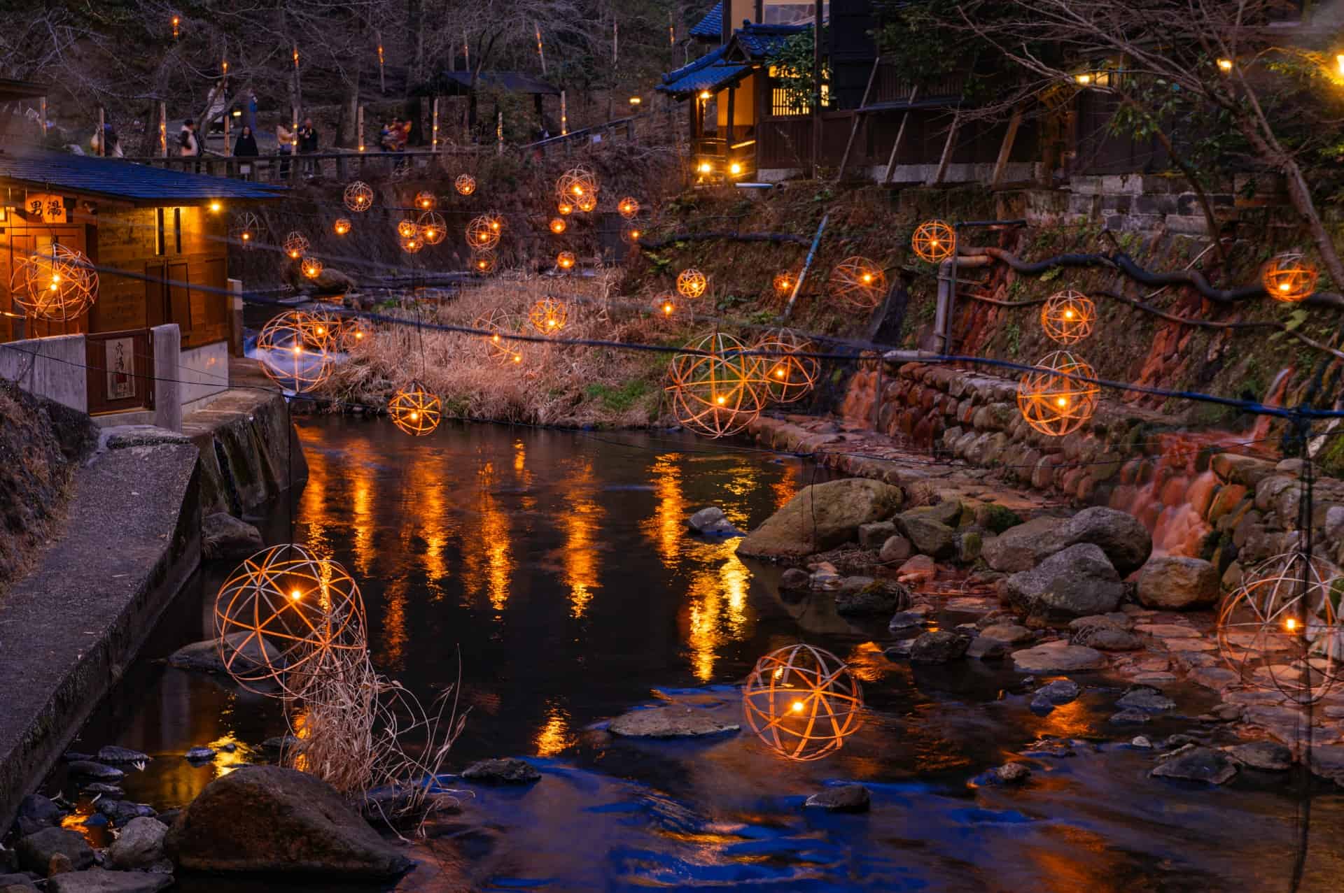 黒川温泉の湯あかり
