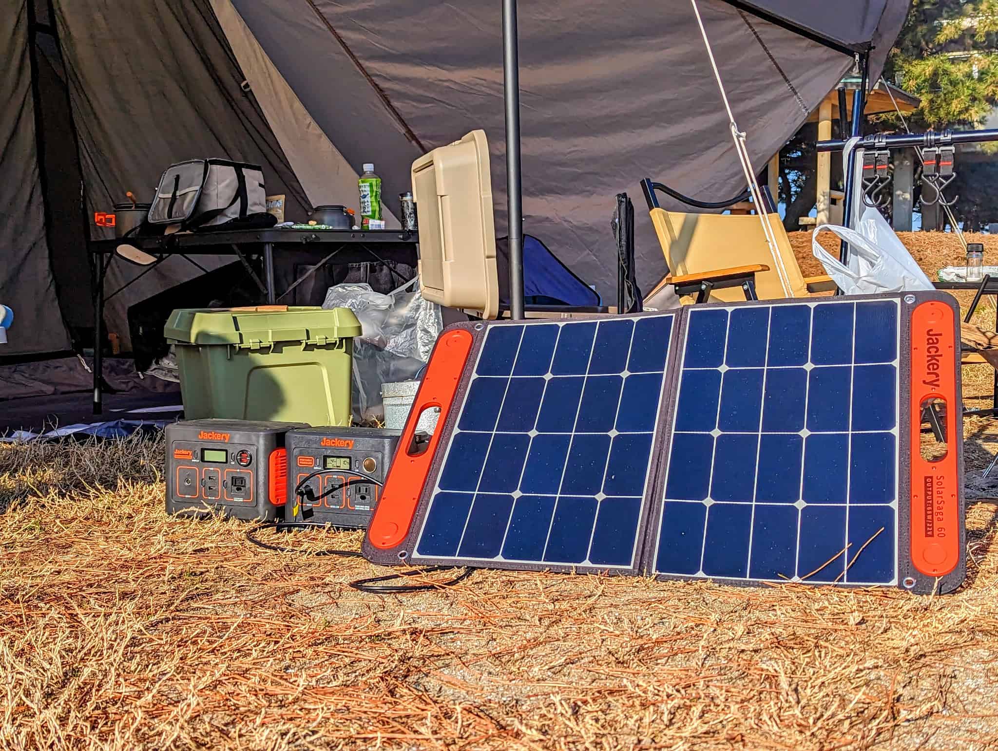 ポータブル電源の使用風景