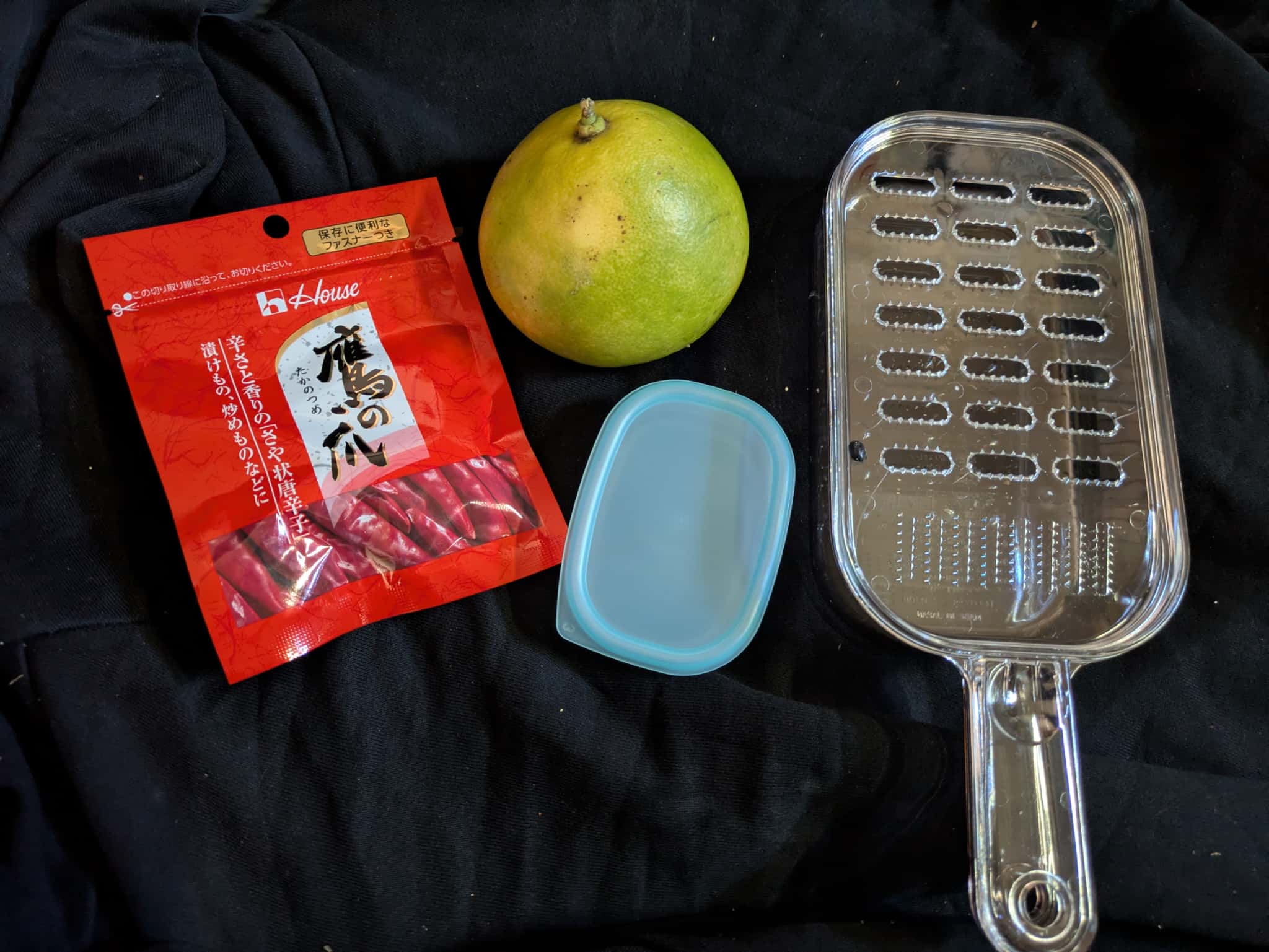 パール柑胡椒の材料