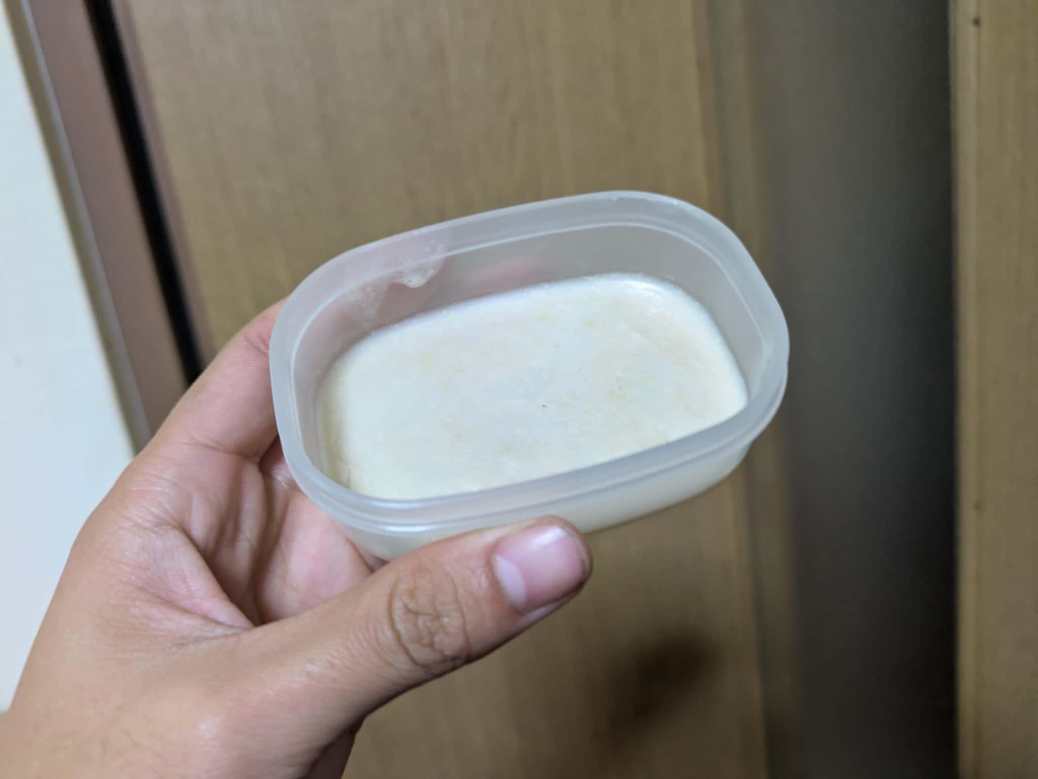 お茶碗1杯分の種から収穫できた蝋の量