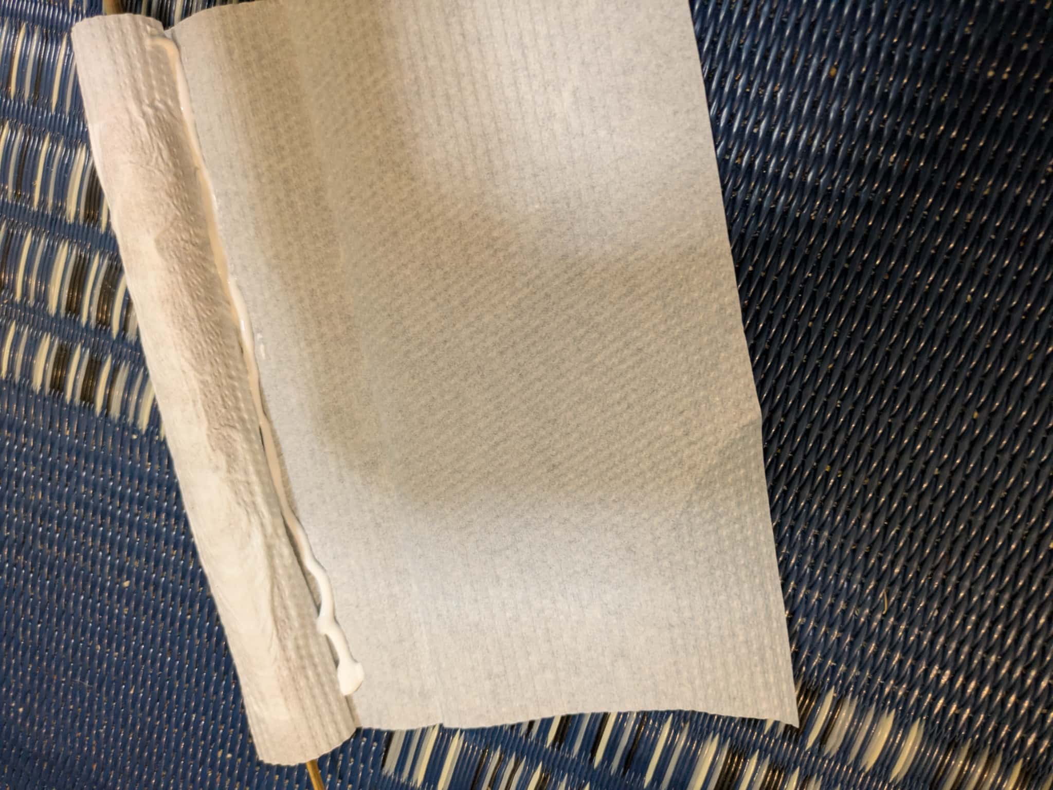 キッチンペーパーで巻く