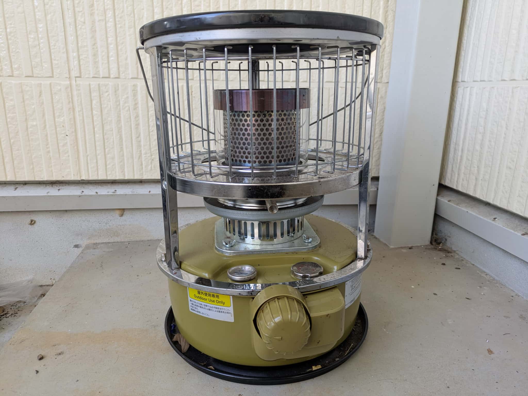 パセコストーブの準備