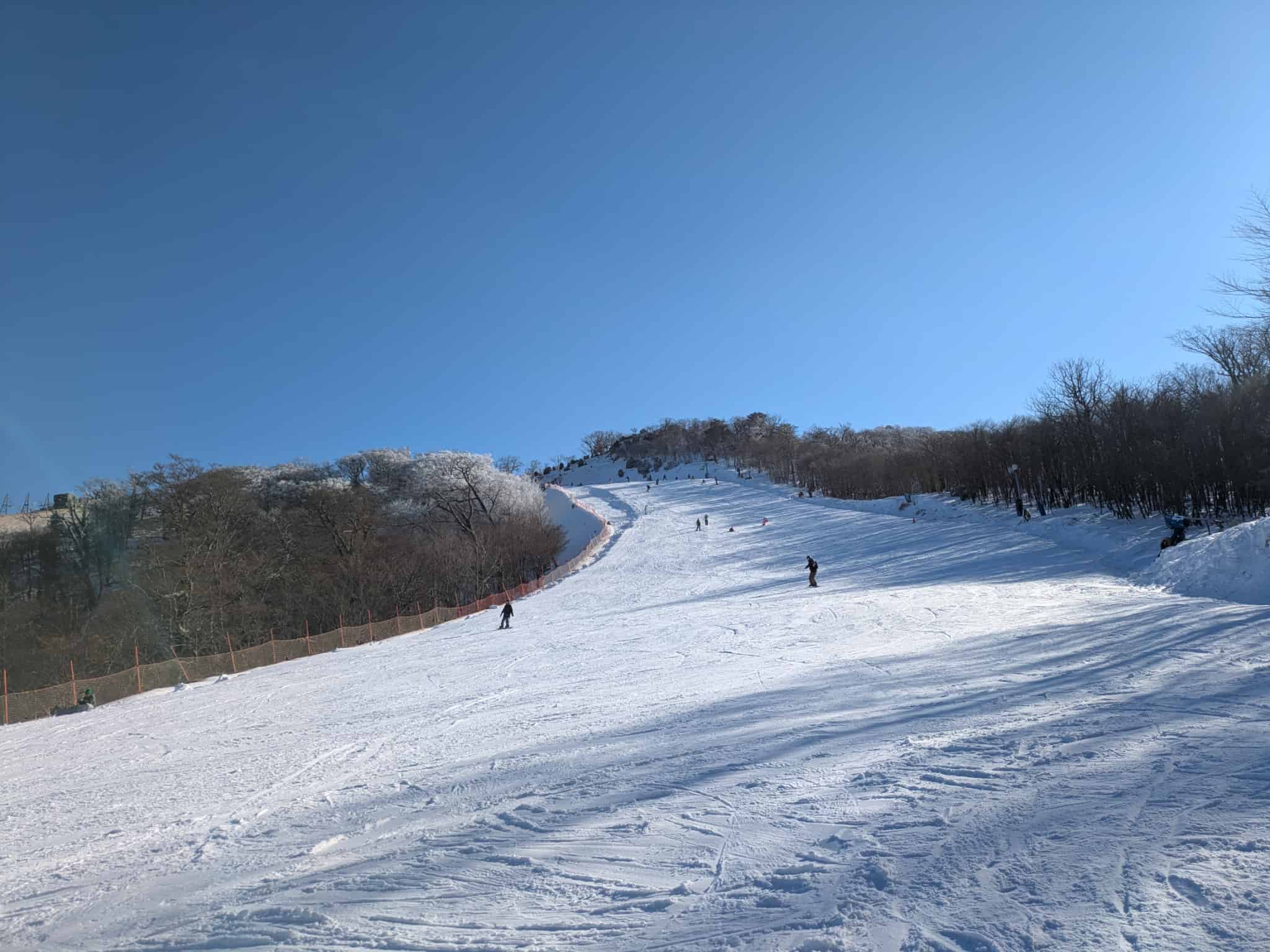 真っ白なゲレンデ