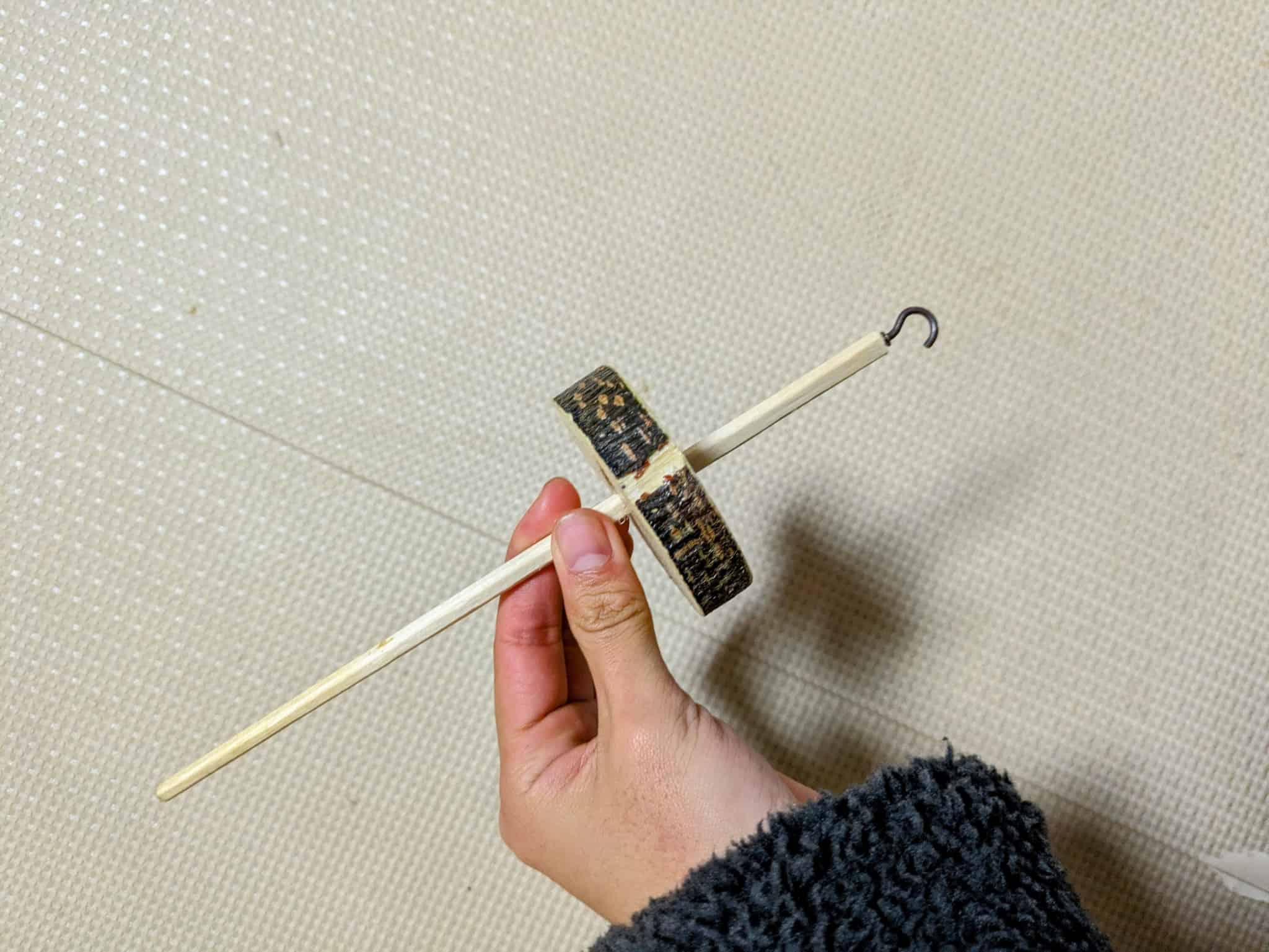 完成した自作スピンドル