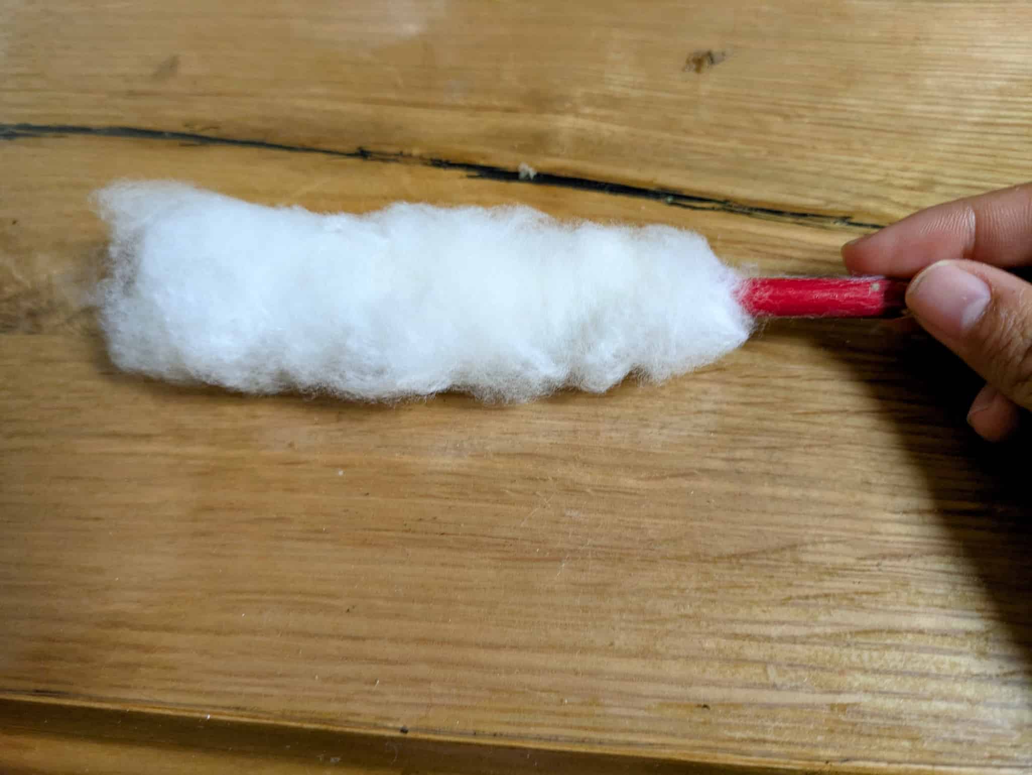 綿筒の完成