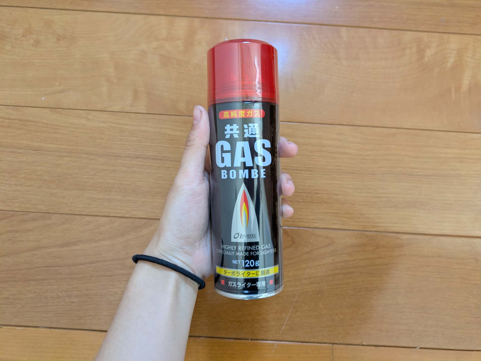 我が家で使っているライター用のガス