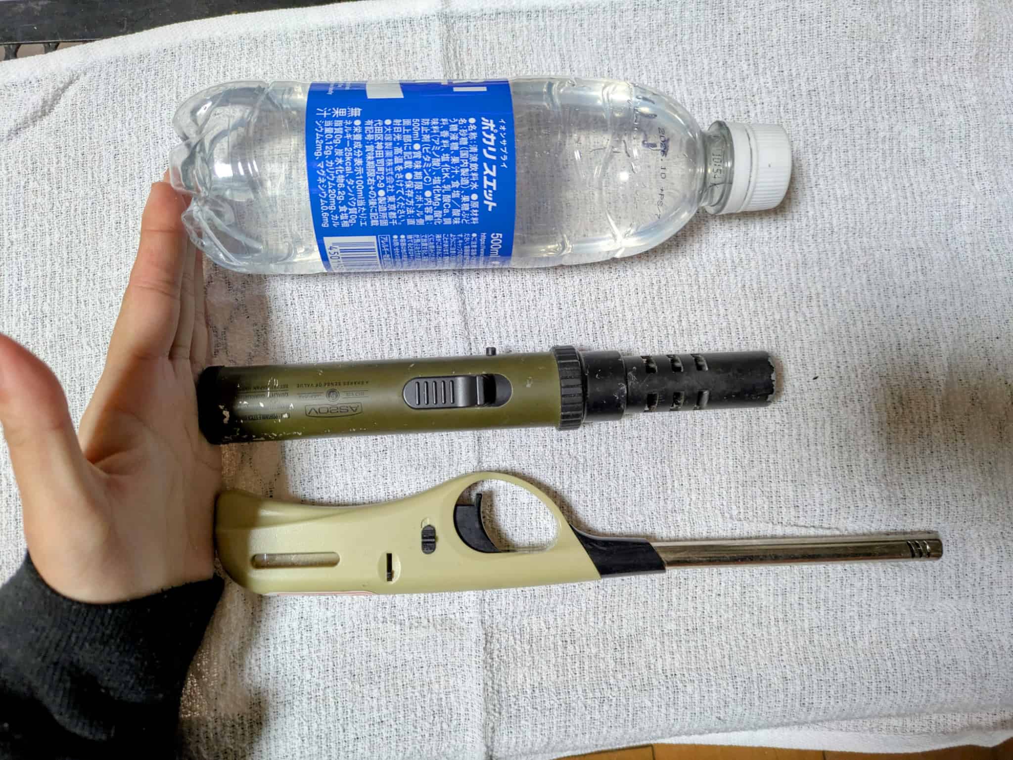 AS2OVポータブルスティックバーナー 使用イメージ