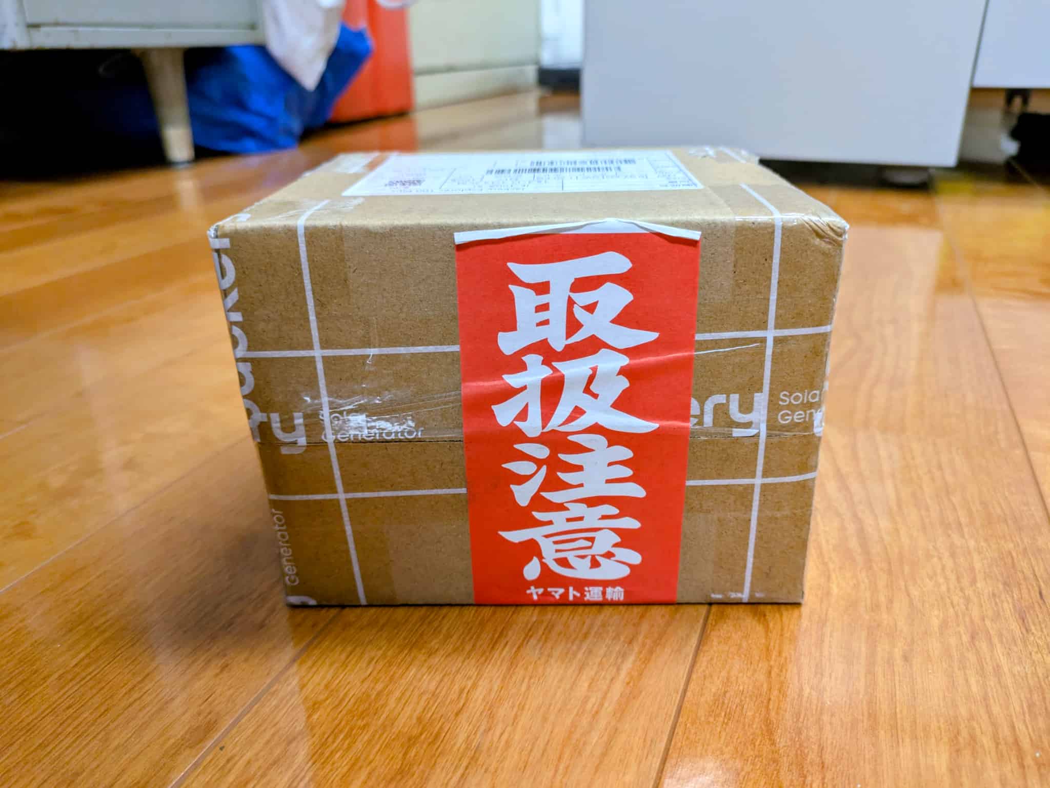 Jackeryの段ボール