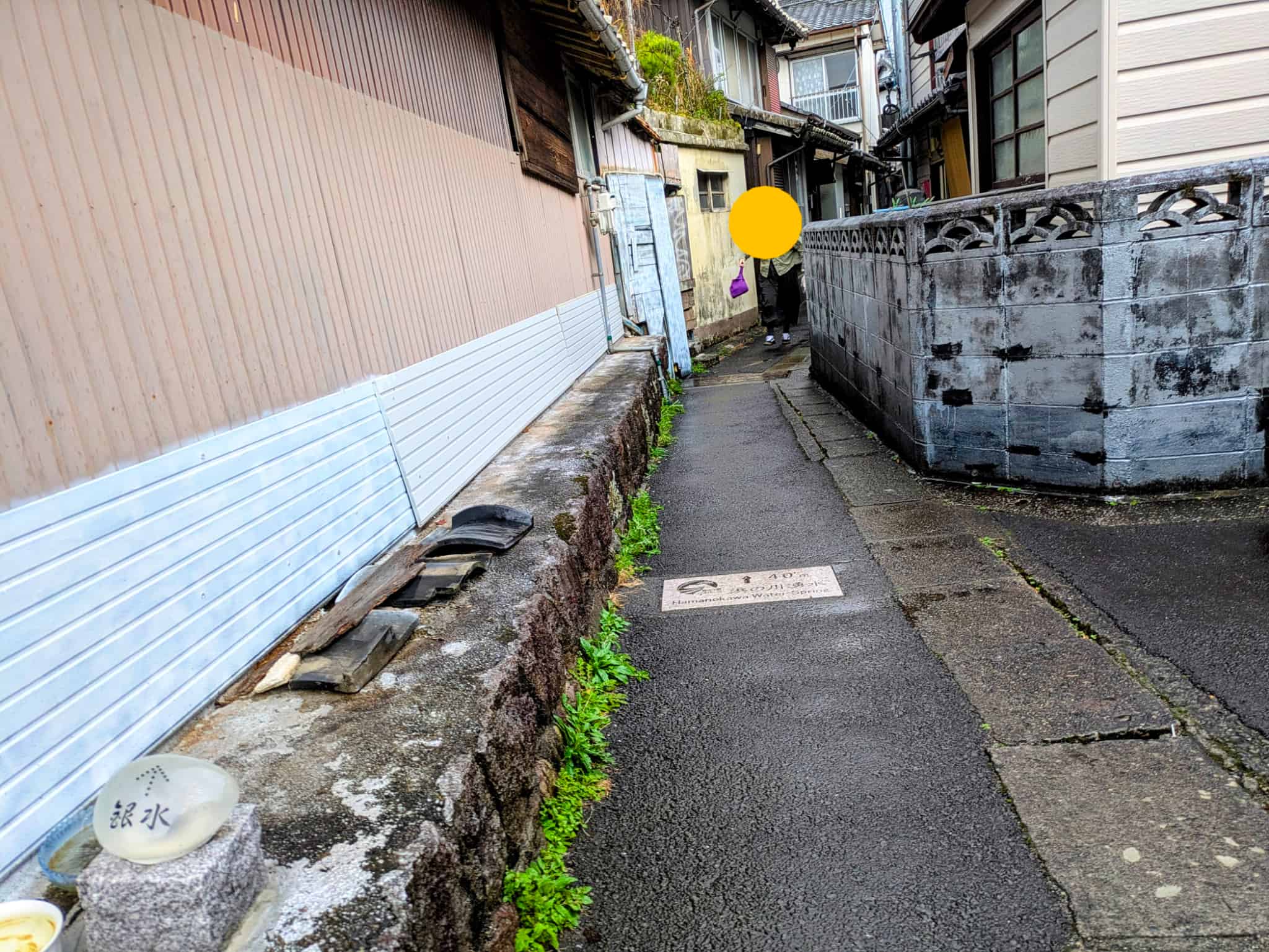 銀水への小道