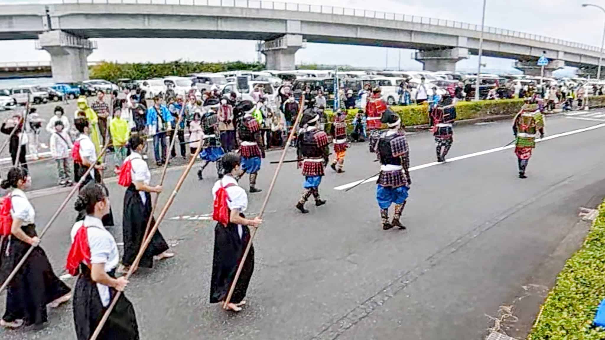 松浦水軍の武者行列